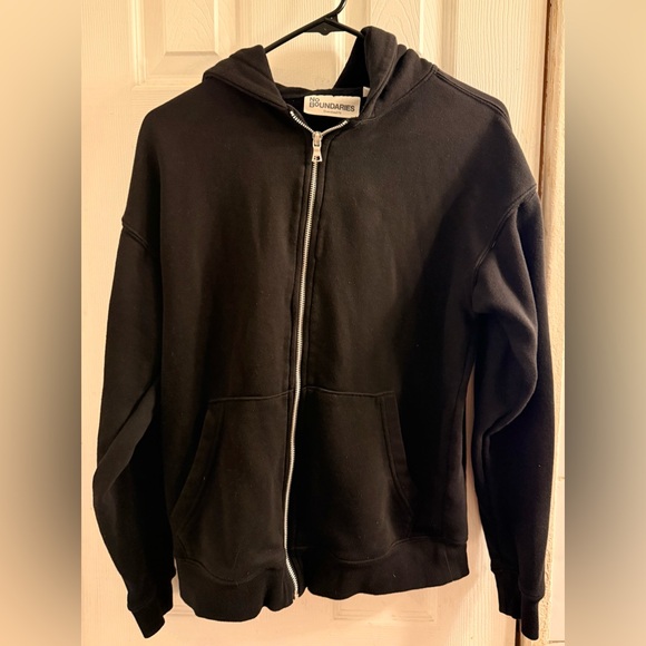 No Boundaries Black unisex Hoodie size XS - Picture 1 of 3